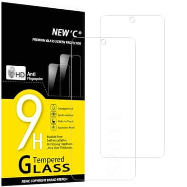 NEW'C 2 Stück für Samsung Galaxy S20 FE 5G für Panzerglas, Frei von Kratzern, 9H Härte, HD Displayschutzfolie, 0.33mm Ultra-klar, Ultrabeständig
