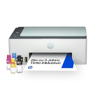 HP Smart Tank 5108 3-in-1 Multifunktionsdrucker (WLAN; Mobiles Drucken) – 3 Jahre Tinte inklusive, 3 Jahre Garantie, großer Tintentank, hohe Reichweite, Drucken in hoher Qualität