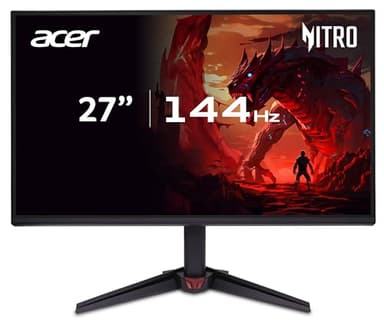 Acer Nitro VG270U P6 Gaming Monitor 27 Zoll (69 cm Bildschirm) WQHD, IPS, 144Hz, 1ms(VRB), DP 1.4, 2xHDMI 2.0, FreeSync