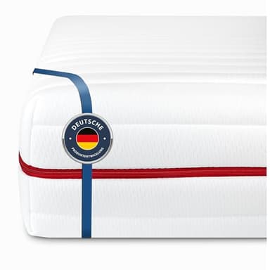 BMM Matratze 140x200 cm Klassik 19 Härtegrad H5 Ultra fest/Kaltschaummatratze Öko-Tex Zertifiziert/ergonomische 7 Zonen Matratze Höhe 19 cm/Matratzen Deutsche Produktentwicklung