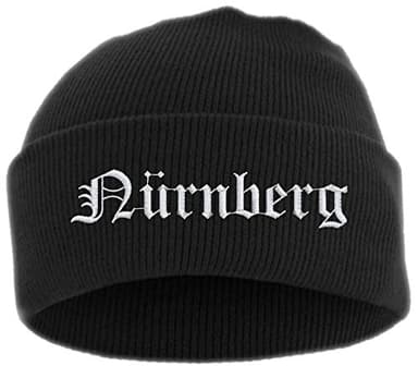 HB_Druck Nürnberg Umschlagmütze - Mütze - Bestickt - Einheitsgröße Schwarz