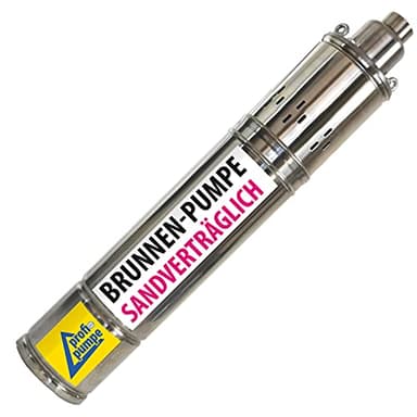 Sandverträgliche Tiefbrunnenpumpe Schraubenpumpe Brunnenpumpe Wasserpumpe Gartenpumpe Rohrpumpe Hauswasserwerk Bohrlochpumpe für neuangelegte (400V - 4 Zoll SCREW-Star 1100)