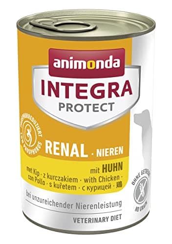 animonda INTEGRA PROTECT Hundefutter nass Renal (Niere) mit Huhn (6 x 400g), von Veterinären empfohlen bei Niereninsuffizienz, Hochwertiges Diätalleinfutter für Hunde gegen Nierenprobleme
