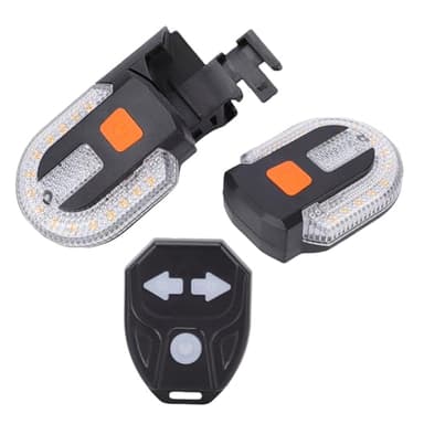 Dilwe Fahrrad-Blinker, Wiederaufladbar, USB, IPX4, LED, Geteilte Rückseite mit Controller für Nachtfahrten, Gut Sichtbares, Wasserdichtes Zubehör für Ferngesteuerte Rücklichter für Mountainbikes
