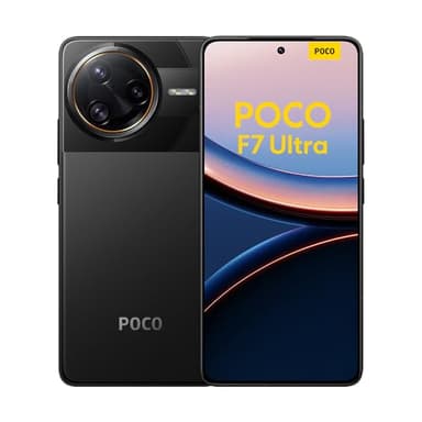 XIAOMI Poco F7 Ultra Smartphone, 16+512GB, Schwarz, Handy ohne Vertrag, 50 MP, 120Hz AMOLED Display, Snapdragon Flaggschiff-Prozessor, 5300mAh Akku, 120W HyperCharge, HyperAI, Dual-SIM