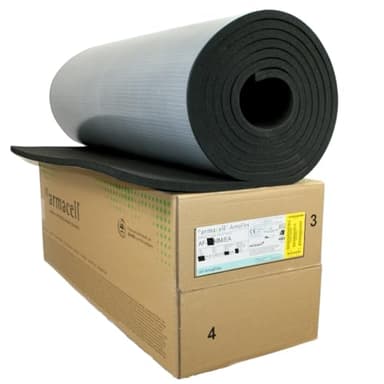 Armaflex AF 19 mm - 6 m x 1 m Dämmmatte selbstklebend – Effiziente Kälte- & Wärmedämmung aus Kautschuk mit Schimmel- & Feuchteschutz
