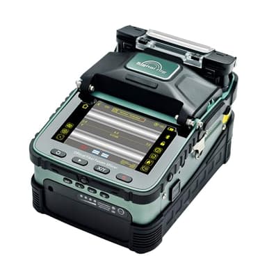 ALLGRIIT AI-6A+ Glasfaser Spleißgerät Touchscreen-Version Fusionsspleißgerät Fusion Splicer Kit Kernaligner mit 6 Motoren, OPM/VFL | 8s Spleißzeit, 18s Schrumpfzeit | Für SM/MM/DS/NZDS