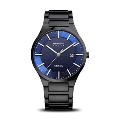 BERING Herren Uhr Solar Movement - Solar Collection mit Titan und Saphirglas 15239-727 - 10 ATM