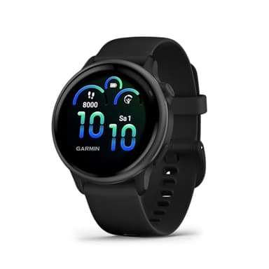 Garmin vívoactive 6 42mm - Fitness-Smartwatch, 1,2" AMOLED-Touchdisplay, bis zu 11 Tage Akkulaufzeit, 80+ Sport-Apps, Trainingsoptionen, Gesundheitsfunktionen, Smart Notifications, GarminPay