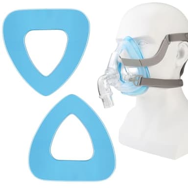 2PCS Full Face CPAP Masken Liner Waschbarer Maskenabdeckung zur Druckentlastung Cpap-Zubehör