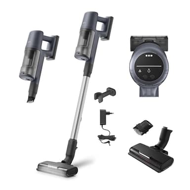 AEG 6000 Akku-Staubsauger, 103.000 U/Min, 175.000 dPa, Digitalmotor, Testsieger ETM Testmagazin, Kabellos, bis zu 99% Staubaufnahme, bis zu 40Min Laufzeit, Entnehmbarer 21,6V Akku, Leicht, AP61CB21DB