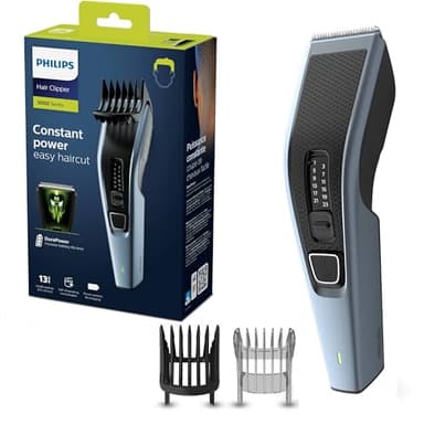 Philips Hair Clipper Series 3000 Haarschneider mit Trim-n-Flow-Technologie (Modell HC3530/15)