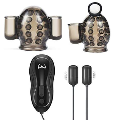 Penis Vibrator,Eichel Stimulator mit 12 Modi,Penis Exerciser Prostata Massagegerät,Bullet Vibrator Klitoris Stimulator,Penisvibrator Sexspielzeug für Männer