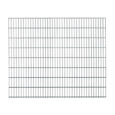1x Doppelstabmatte (2 Meter) | Höhe 163 cm | Anthrazit | verzinkt & pulverbeschichtet | UV- und witterungsbeständig | Gitterstabmatten in Industriequalität