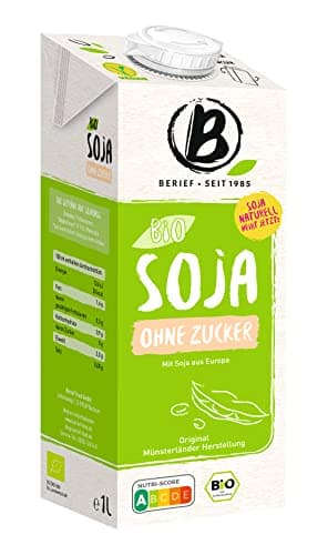 Berief Bio Soja, ohne Zucker, 1 l