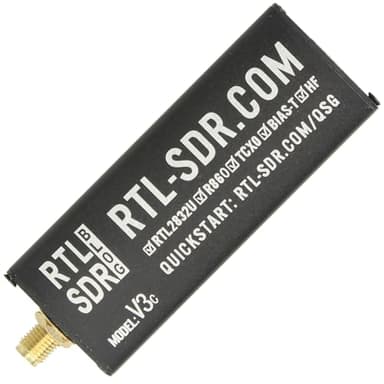 RTL-SDR Blog V3 R860 RTL2832U 1PPM TCXO SMA Software Defined Radio (nur Dongle) (schwarz) (USB-C)