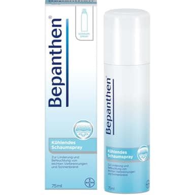 Bepanthen Kühlendes Schaumspray I bei leichten Verbrennungen & Sonnenbrand I 75 ml