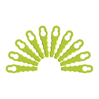 RYOBI 10er Set Schlagmesser Sense Trimmer 5132004561 RAC155 Kunststoffmesser für 18 V Akku-Rasentrimmer (kompatibel mit OLT1825M, RY18LT25A-113P, RY18LT25A-120P, OLT1832, RLT2925)