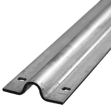 Bodenlaufschiene für Schiebetore verzinkt zum Aufschrauben | Laufschiene 3m | Nut 20mm | Schiene Rolltor Schiebetor
