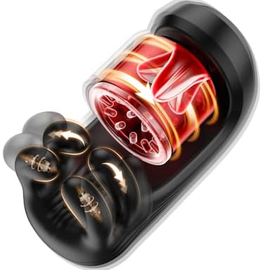 Masturbieren für Männer Masturbator Vibratorensets Penis Vibrator 9 Rotierend 9 Hand Vibration Greifen Sex Spielzeug für die Männer Eichel Sexspielzeug Masturbatoren Taschenmuschi Solo sex toys