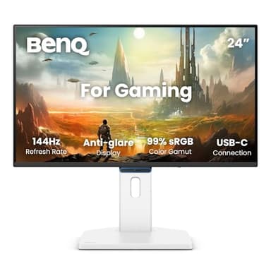 BenQ GW2490TE 23,8 Zoll Monitor 144Hz FHD IPS, USB-C, Eye-Care, Low Blue Light, Flicker-Free, TÜV-Zertifiziert, ergonomisches Design für Home Office