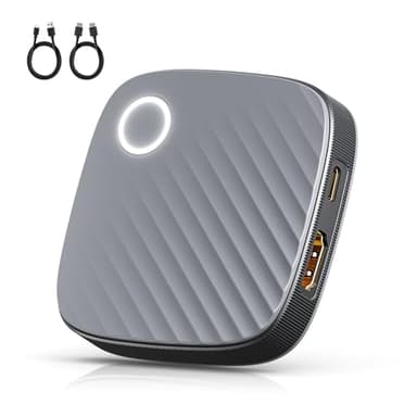 Wireless HDMI Dongle Adapter Echtes 4K/5G, 2026 Screen Mirroring Dongle, Airplay HiFi Display Adapter für TV, Unterstützt Miracast/Airplay/DLNA für Android/OS/Mac Book/Window/TV/Monitor/Projektor 16"