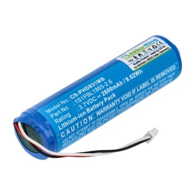 Akku kompatibel mit Philips 1S1PBL1865-2.6 - Li-Ion 2600mAh - für Avent SCD831/26, SCD833/26, SCD835/26, SCD841/26, CSD923/26, SCD923P