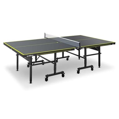 JOOLA Tischtennisplatte Inside J18 Tischtennistisch Indoor klappbares Untergestell – Schneller Aufbau Inklusive Netz, Grau, 274 x 152,5 x 76 cm