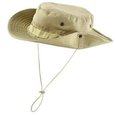 Faletony Sonnenhut Damen Herren Fischerhut Sonnenhüte mit Kinnriemen UV-Schutz Buschhut Boonie Hat, Wasserdicht & Atmungsaktiv - Faltbarer Sonnenhut für Outdoor, Wandern, Camping, Angeln