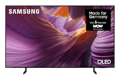 Samsung OLED 4K S85F 65 Zoll (163 cm) UHD Fernseher, NQ4 AI Gen2 Prozessor,4K Upscaling, OLED HDR, Farben Pantone validiert, Dolby Atmos, Gaming-Hub, Knox Security, Samsung Vision AI Smart TV