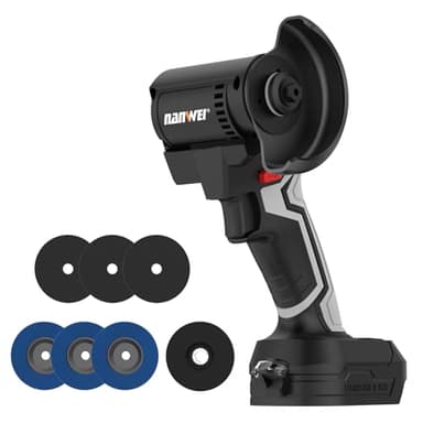 NANWEI 3-Zoll-Akku-Winkelschleifer für Makita 18-V-Akku, 76 mm kompakter und leichter Schleifer, 0–15.000 U/min für Trennscheiben, Lamellenscheiben zum Schneiden und Schleifen (76mm Ohne Batterie)