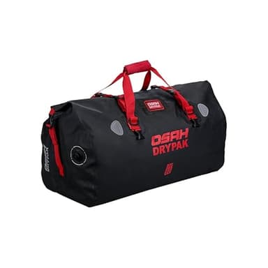 Greanthour wasserdichte Motorradtasche Gepäckrolle Motorrad Hecktasche Satteltasche großer Stauraum geeignet für Motorrad Radfahren Camping Wassersport-Sky Schwarz 60L