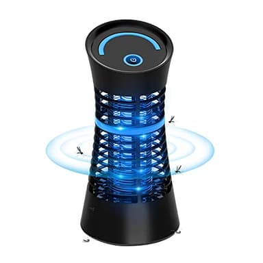 Regevo Elektrischer Insektenvernichter 1000V 4W mit UV-Licht Mückenlampe & Reinigungsbürste - Effektiver Mücken- und Fliegenschutz für Innenbereich: Schlafzimmer, Küche