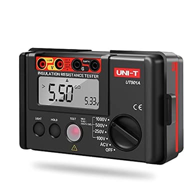 Isolierung Widerstand Tester, UT501A LCD Isolationsmessgerät Isolationstester, Digital Megaohmmeter Resistance Tester