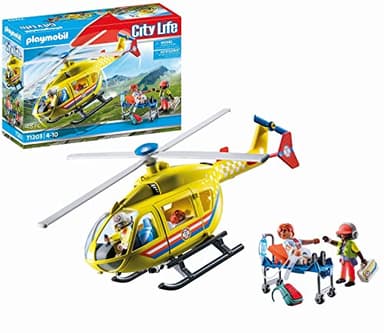PLAYMOBIL | City Life | Rettungshelikopter | Spielzeug für Kinder ab 4 Jahren | 71203