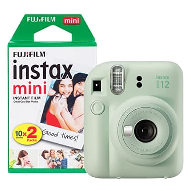 Fujifilm instax Mini 12 Sofortbildkamera mit 20 Aufnahmen, Mintgrün