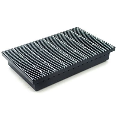 Schuhabstreifer Abtreter Fußmatte Maschenrost verzinkt Fußabtreter 58,5x36,5 cm