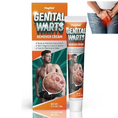 Wart Ointment, Herpes Remover, Warzenentfernungscreme, Geeignet zur Warzenentfernung, Warzen Creme und Etikettenentferner, Genital Vulva Condyloma Acu, sicher und sanft, 20 g