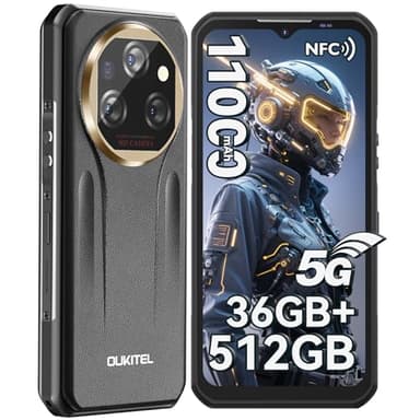 OUKITEL WP39 PRO 5G (NFC - 6.6'' - 12/512GB - 11000mAh) Grey