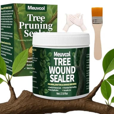 Meuvcol Baumwachs Wundverschluss, 500g Baumharz Wundverschluss für Bäume, Obstbäume, Sträucher, Bonsai, Rosen – Baumwunden Versiegeln & Heilung Fördern Nach Schnitt, Beschädigter Rinde, Veredelung
