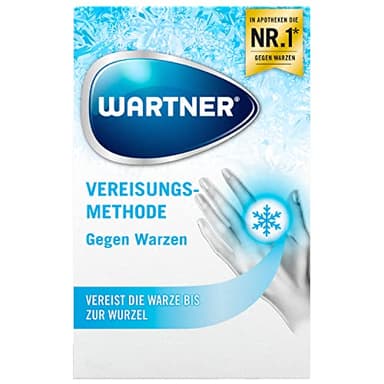 WARTNER Vereisung gegen Warzen - Spray zur Behandlung Kryotherapie zur Selbstbehandlung für Kinder und Erwachsene - 1er Pack, 1 x 50 ml