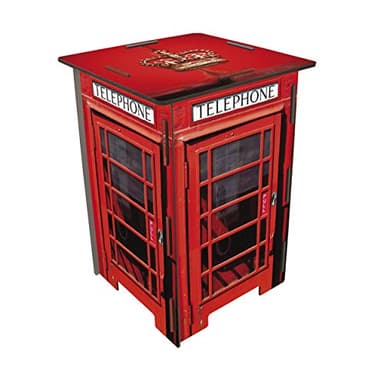 Werkhaus SH8221 PHOTOHOCKER Telefonzelle London ca. 29,5 x29,5x42cm, Bunt