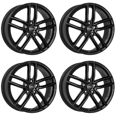 4x Dezent Felgen TR black 7.5Jx17 ET40 5x112 kompatibel mit Mercedes Benz E