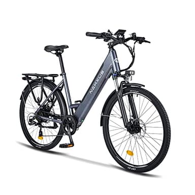 nakxus 26M208 E-Bike, 26'' E-Bike Trekkingrad Cityrad mit 36V 13Ah Lithium Batterie für eine Lange Reichweite bis zu 100KM, 250W Motor, EU konformes Klapprad mit App