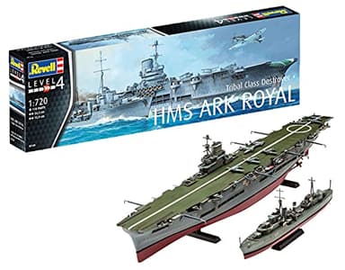 Revell 05149 - Modellbausatz - HMS Ark Royal und Tribal Class des im Maßstab 1:720"
