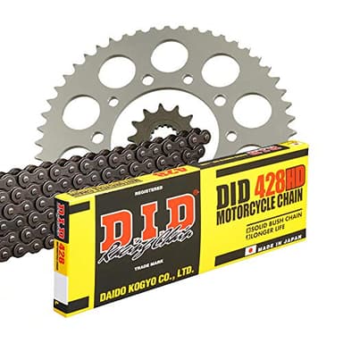 Kettensatz Kettenkit DID 428 HD kompatibel mit/passend für Yamaha YZF-R 125 ABS RE11 2015-2016