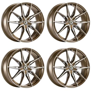 4x Schmidt Felgen TwentyOne 9.5Jx20 ET51 5x112 BronzeBrushed kompatibel mit Mercedes-Benz C-Klasse W205, V-Klasse 3 / Vito 3 Typ 447