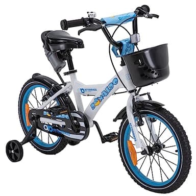Actionbikes Kinderfahrrad Donaldo - 16 Zoll - V-Break Bremse - Stützräder - Luftbereifung - Ab 4-7 Jahren - Jungen & Mädchen - Kinder Fahrrad - Laufrad - BMX - Kinderrad (Donaldo 16 Zoll)