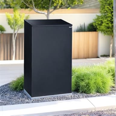 XXXL PackPanda® - Maxi - Paketkasten - Hintertür - Briefkasten - Rückseitiger Abholbereich