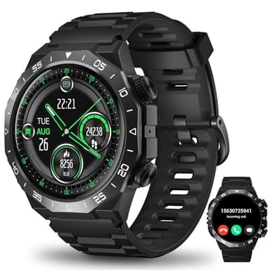 Smartwatch Herren Damen, 1,39" Touch Fitnessuhr mit Bluetooth Anruf AI Assistentin, 112+ Sportmodi Fitness Tracker SpO2 Pulsuhr Schlafmonitor Schrittzähle,IP68 Wasserdicht Sport Uhr für Android iOS